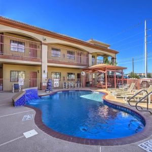 Stunning outdoor pool at Casa Rosa Inn.