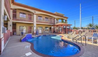 Stunning outdoor pool at Casa Rosa Inn.