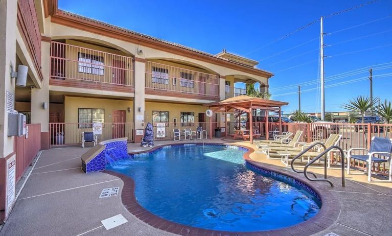 Stunning outdoor pool at Casa Rosa Inn.