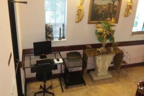 Business center available at Casa Rosa Inn.