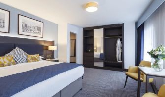 Spacious delux king room at Temple Bar Hotel.