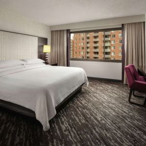 Day use room with work desk at Embassy Suites By Hilton, Crystal City National Airport.