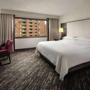 Day use room with work desk at Embassy Suites By Hilton, Crystal City National Airport.