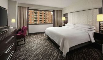 Day use room with work desk at Embassy Suites By Hilton, Crystal City National Airport.