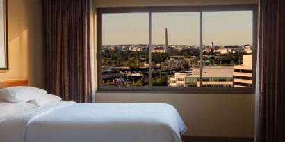 Day use room at Embassy Suites By Hilton, Crystal City National Airport.