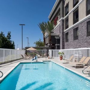 Refreshing outdoor pool at Hampton Inn Los Angeles-Orange County-Cypress.