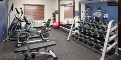 Fitness center at Hampton Inn Los Angeles-Orange County-Cypress.