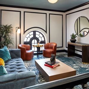 Lounge and coworking space at The Citizen Hotel, Autograph Collection.