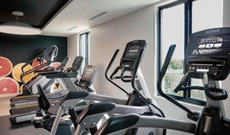 Well equipped fitness center at Fairfield Inn & Suites By Marriott Kenosha Pleasant Prairie.