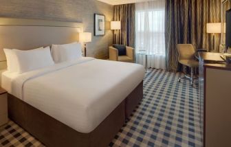 Bright and spacious day use room with lounge area at DoubleTree By Hilton Newcastle International Airport.