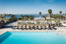 Stunning outdoor pool at Sonesta Redondo Beach & Marina.