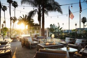 Beautiful rooftop ideal for coworking at Sonesta Redondo Beach & Marina.