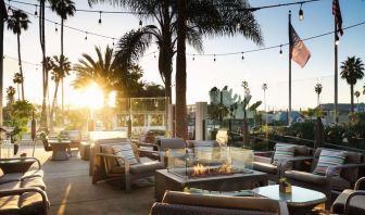 Beautiful rooftop ideal for coworking at Sonesta Redondo Beach & Marina.