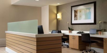 Business center with internet and printer at Sonesta Redondo Beach & Marina.