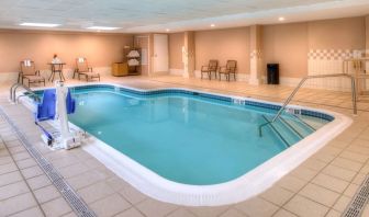 Indoor pool at Holiday Inn Belcamp - Aberdeen Area.