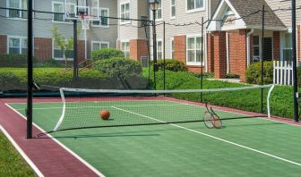 Sonesta ES Suites Baltimore BWI Airport’s sports court is suitable for both basketball and tennis.