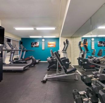 Sonesta ES Suites Chicago Downtown Magnificent Mile - Medical’s fitness center includes both free weights and a variety of exercise machines, and has a wall-mounted TV.