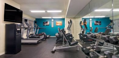 Sonesta ES Suites Chicago Downtown Magnificent Mile - Medical’s fitness center includes both free weights and a variety of exercise machines, and has a wall-mounted TV.