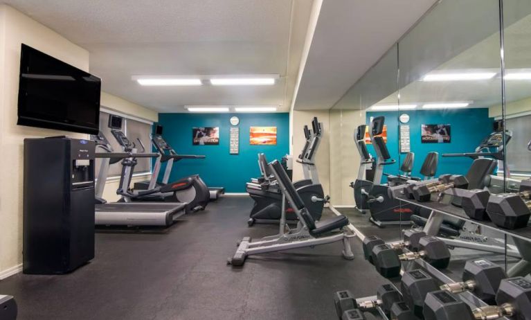 Sonesta ES Suites Chicago Downtown Magnificent Mile - Medical’s fitness center includes both free weights and a variety of exercise machines, and has a wall-mounted TV.