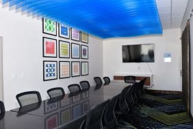 Professional meeting room at Holiday Inn Express & Suites Bensenville - O'Hare.