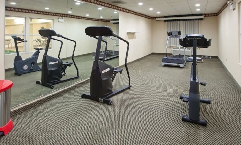 Fitness center available at Country Inn & Suites By Radisson, Chicago O'Hare South.