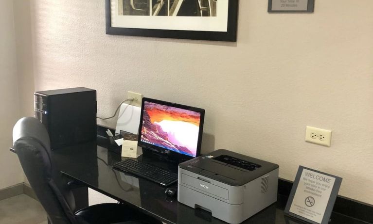 Business center with PC and internet at Country Inn & Suites By Radisson, Chicago O'Hare South.