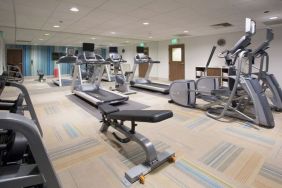 Fitness center at Holiday Inn Express & Suites Yorkville.