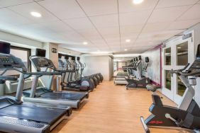 The fitness center at Sonesta Los Angeles Airport LAX has a large array of exercise machines, including treadmills, bikes, and ellipticals.