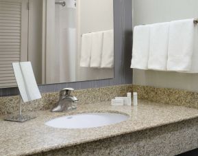 Guest bathroom at Sonesta Select Dallas Central Expressway.