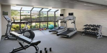 Gym available at Sonesta Select Dallas Central Expressway.