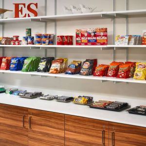 The Shoppe stocks plenty of snacks to satisfy the sweet tooth of guests.