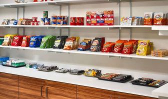 The Shoppe stocks plenty of snacks to satisfy the sweet tooth of guests.