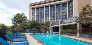 Outdoor pool at Sonesta Atlanta Northwest Galleria.