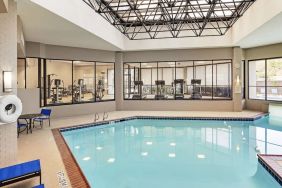 Relaxing pool area at Sonesta Atlanta Northwest Galleria.