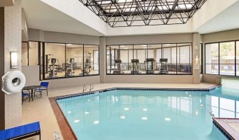 Relaxing pool area at Sonesta Atlanta Northwest Galleria.