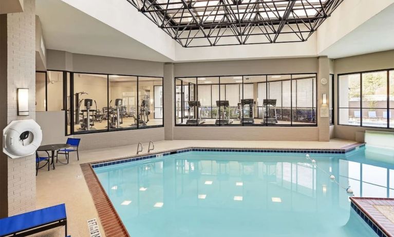 Relaxing pool area at Sonesta Atlanta Northwest Galleria.