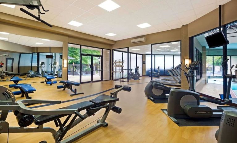 Fitness center available at Sonesta Atlanta Northwest Galleria.