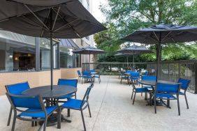 Outdoor terrace at Sonesta Atlanta Northwest Galleria.