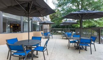 Outdoor terrace at Sonesta Atlanta Northwest Galleria.