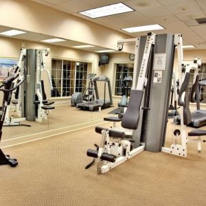 Fitness center at Sonesta Anaheim Resort Area.