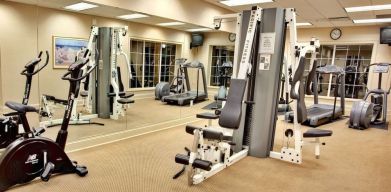 Fitness center at Sonesta Anaheim Resort Area.