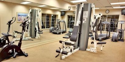 Fitness center at Sonesta Anaheim Resort Area.