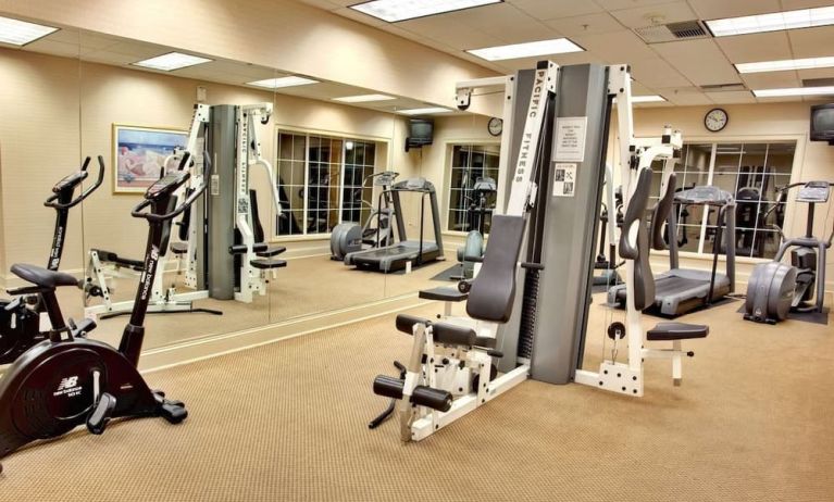 Fitness center at Sonesta Anaheim Resort Area.