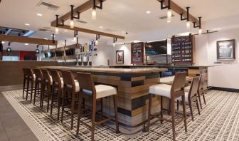 Bar and coworking space at Sonesta Anaheim Resort Area.