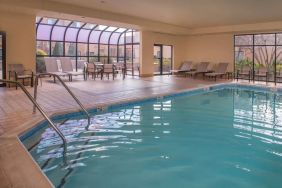 Indoor pool at Sonesta Select Milwaukee Brookfield.