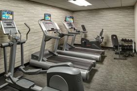 Fitness center at Sonesta Select Milwaukee Brookfield.