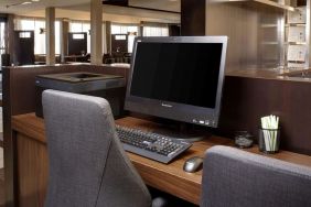 Business center at Sonesta Select Milwaukee Brookfield.