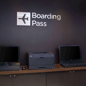 Print boarding passes at Sonesta Select Milwaukee Brookfield.