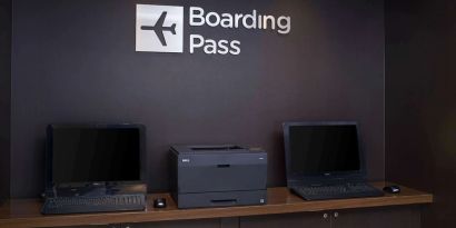 Print boarding passes at Sonesta Select Milwaukee Brookfield.