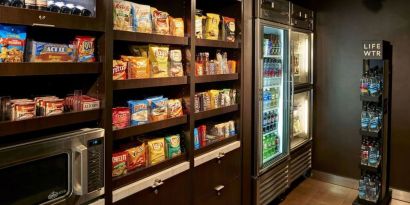 Convenience store and vending machine at Sonesta Select Milwaukee Brookfield.